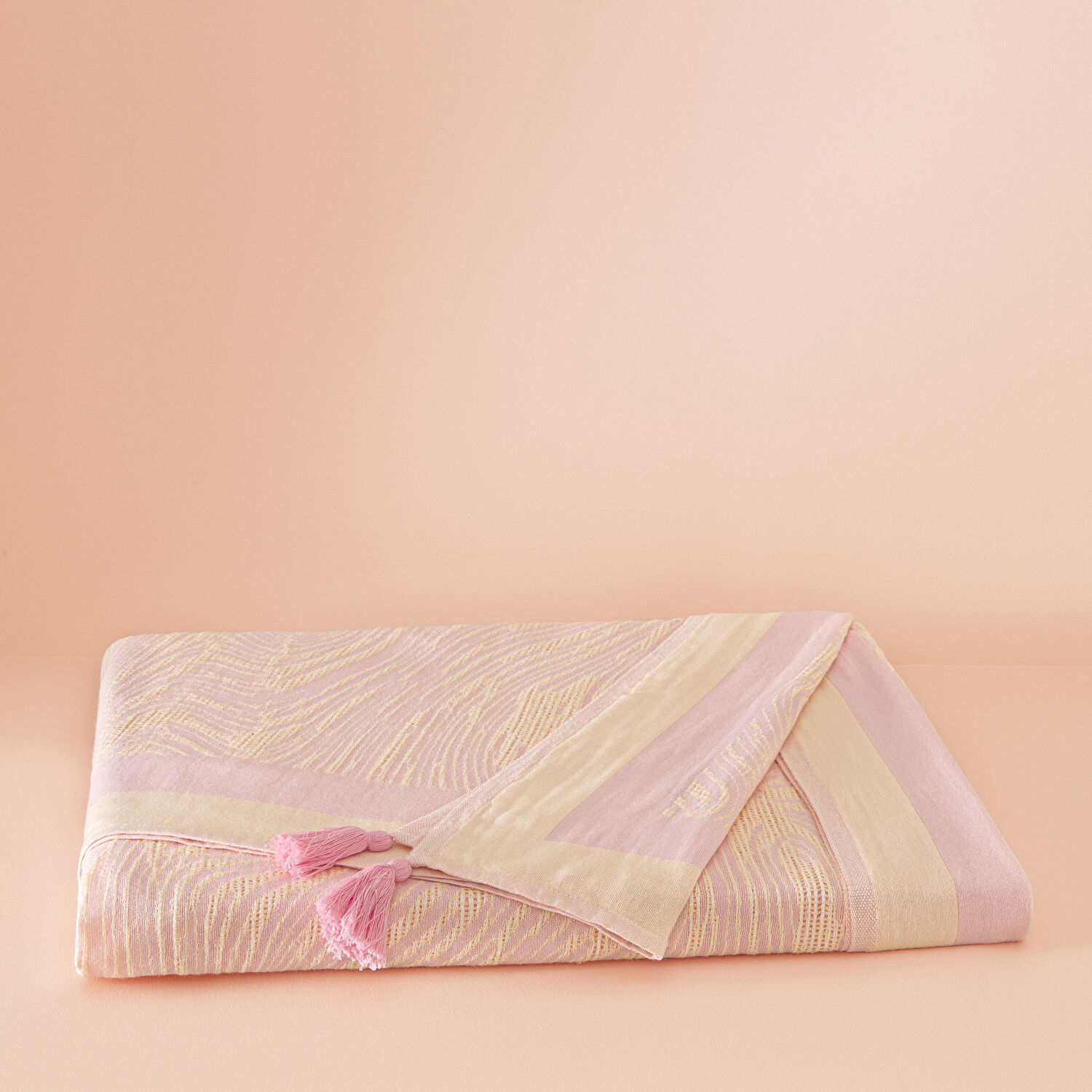 Taç Butik Alaçatı Throw Pembe