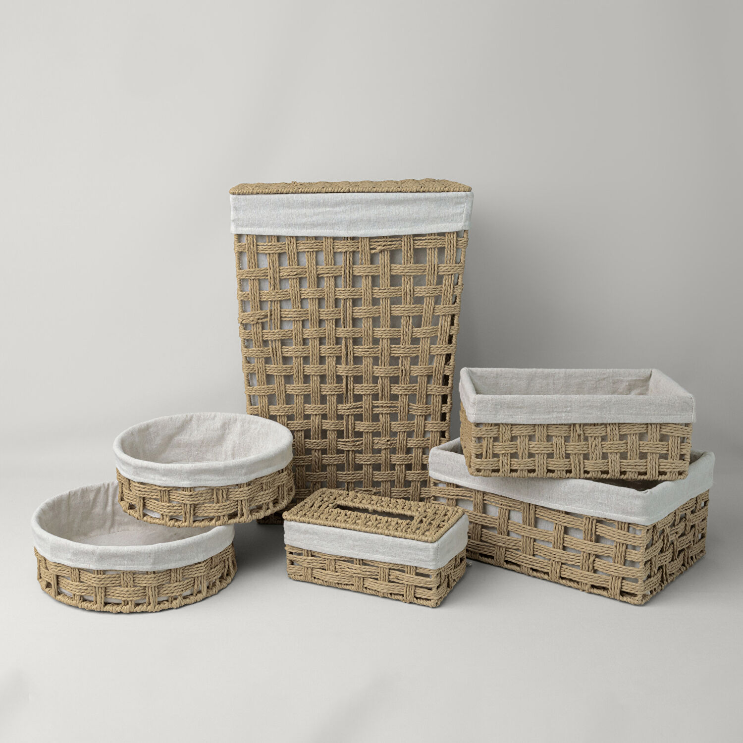Linens Tidy Camaşır Sepeti 40x30x60 Cm Naturel