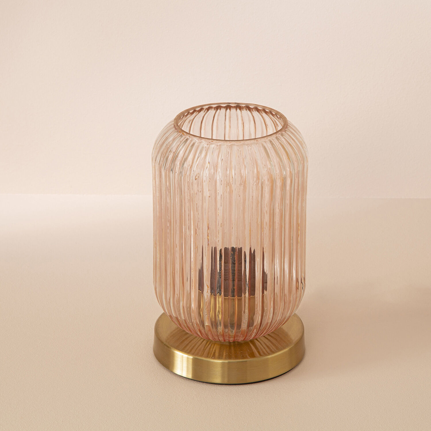 Butik Alaçatı Abajur Somon