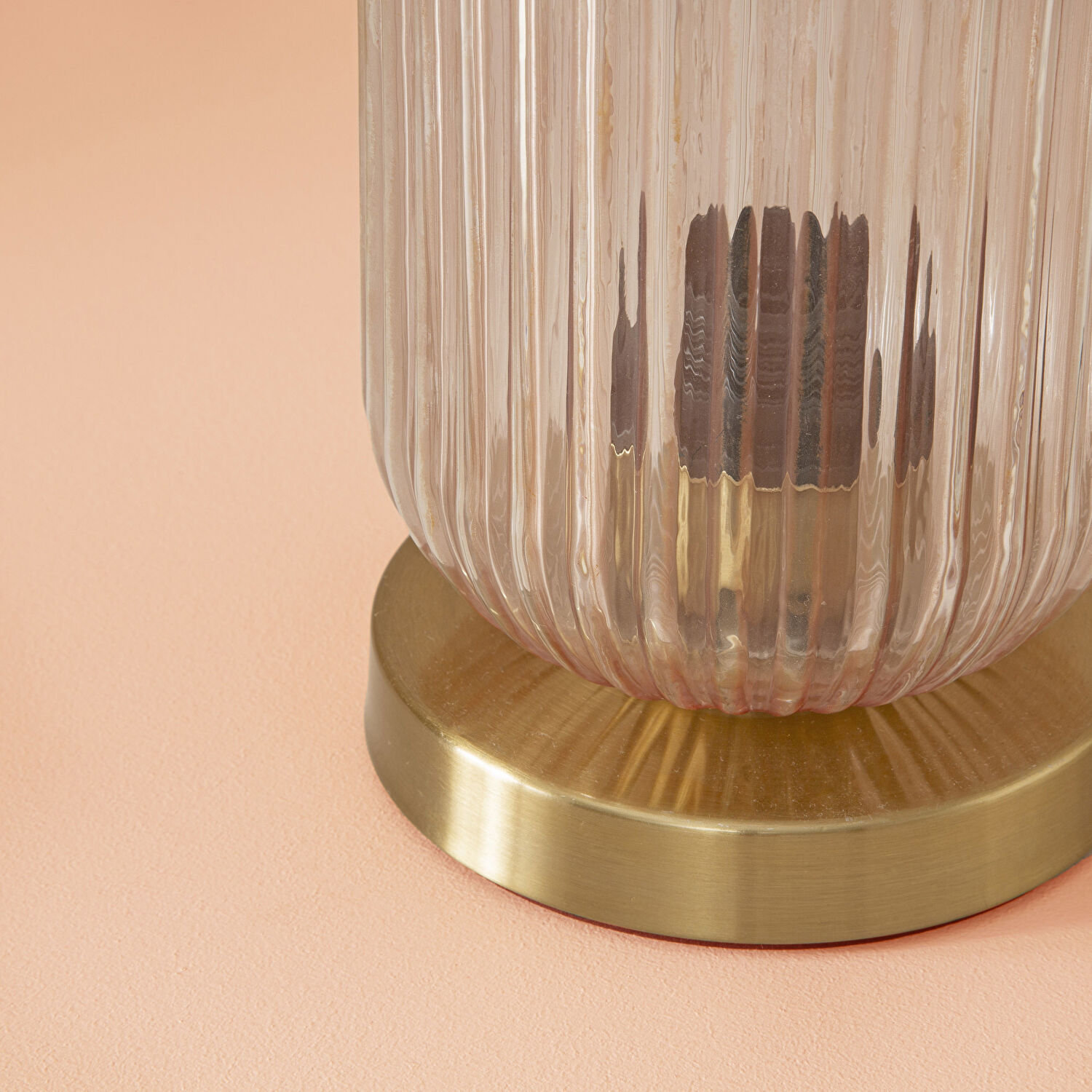 Butik Alaçatı Abajur Somon