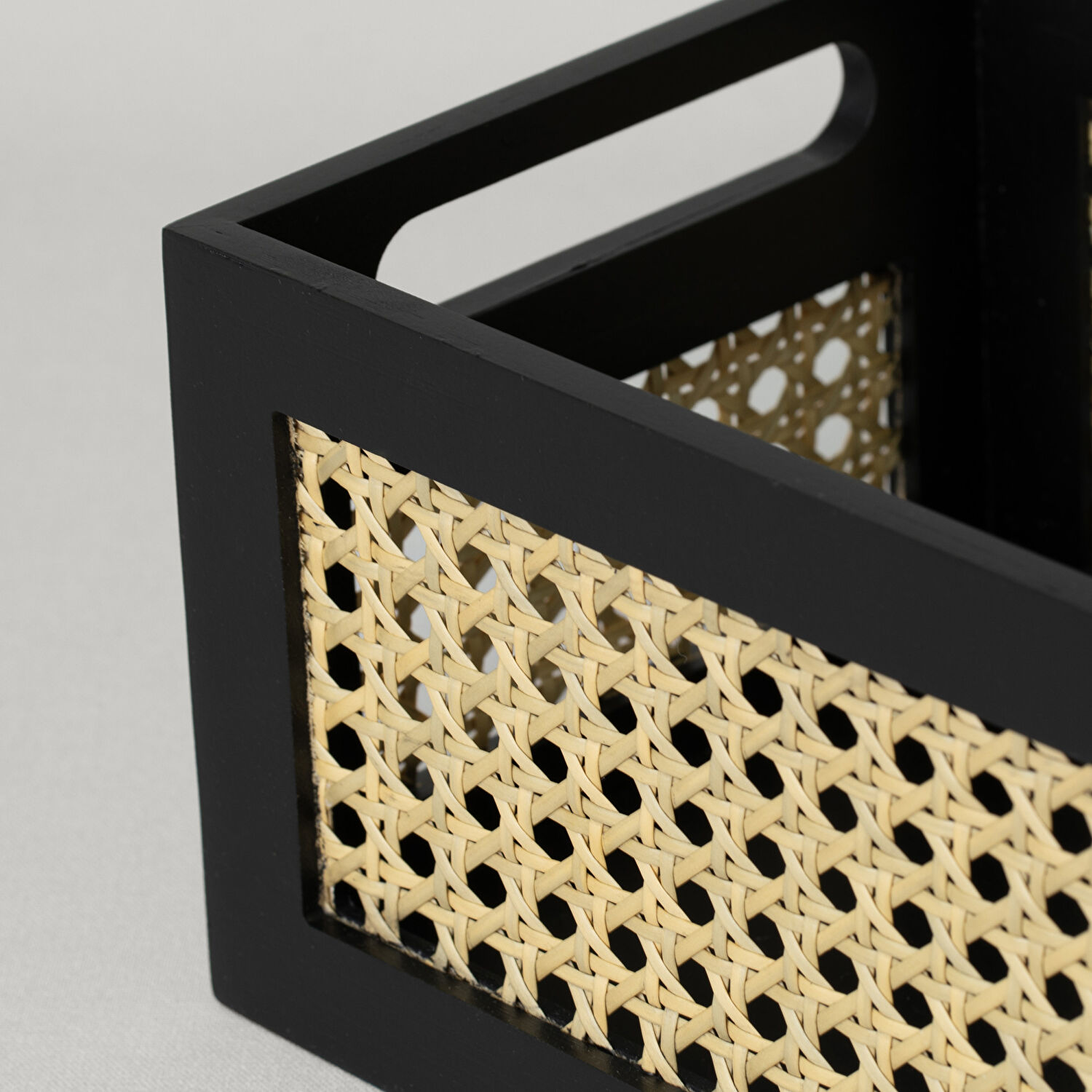 Linens Luther 29X20X13 cm Düzenleyici Sepet Siyah