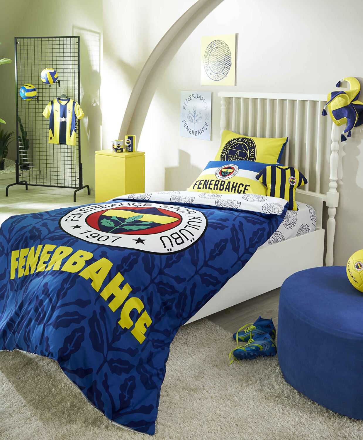 Lisanslı Fenerbahçe 40x35 cm Forma Kırlent
