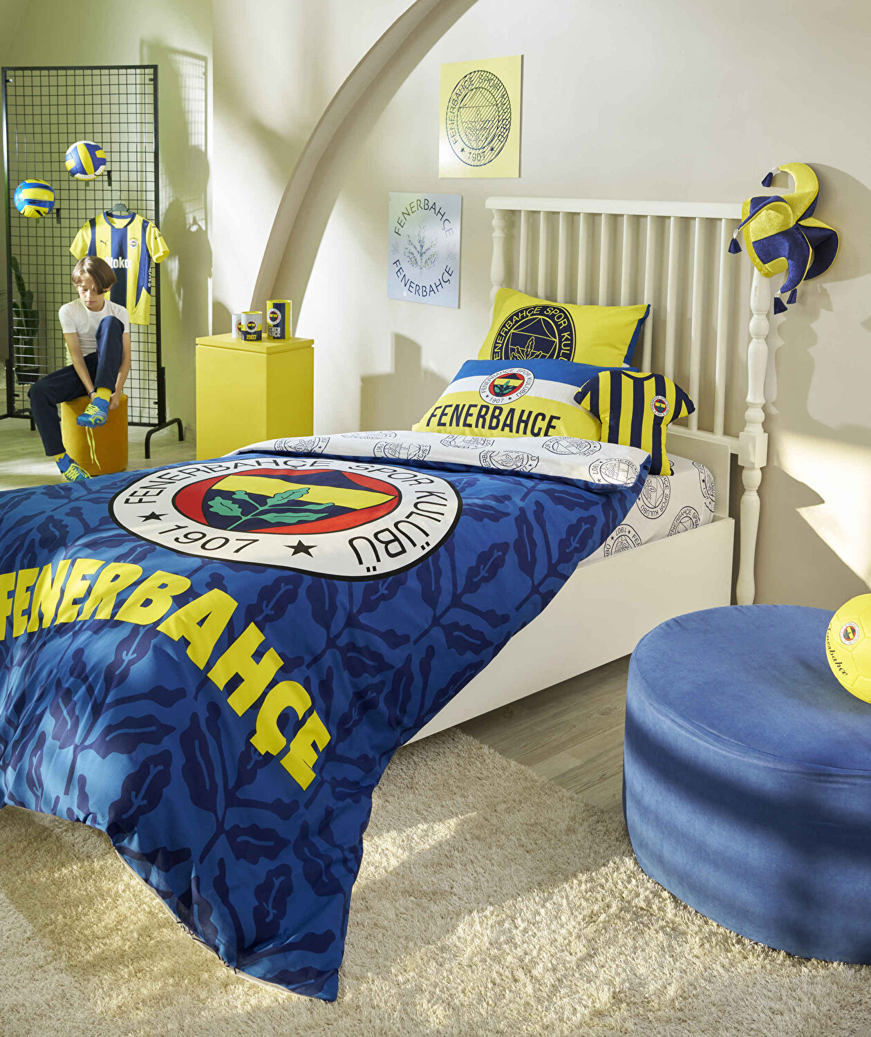 Lisanslı Fenerbahçe 40x35 cm Forma Kırlent