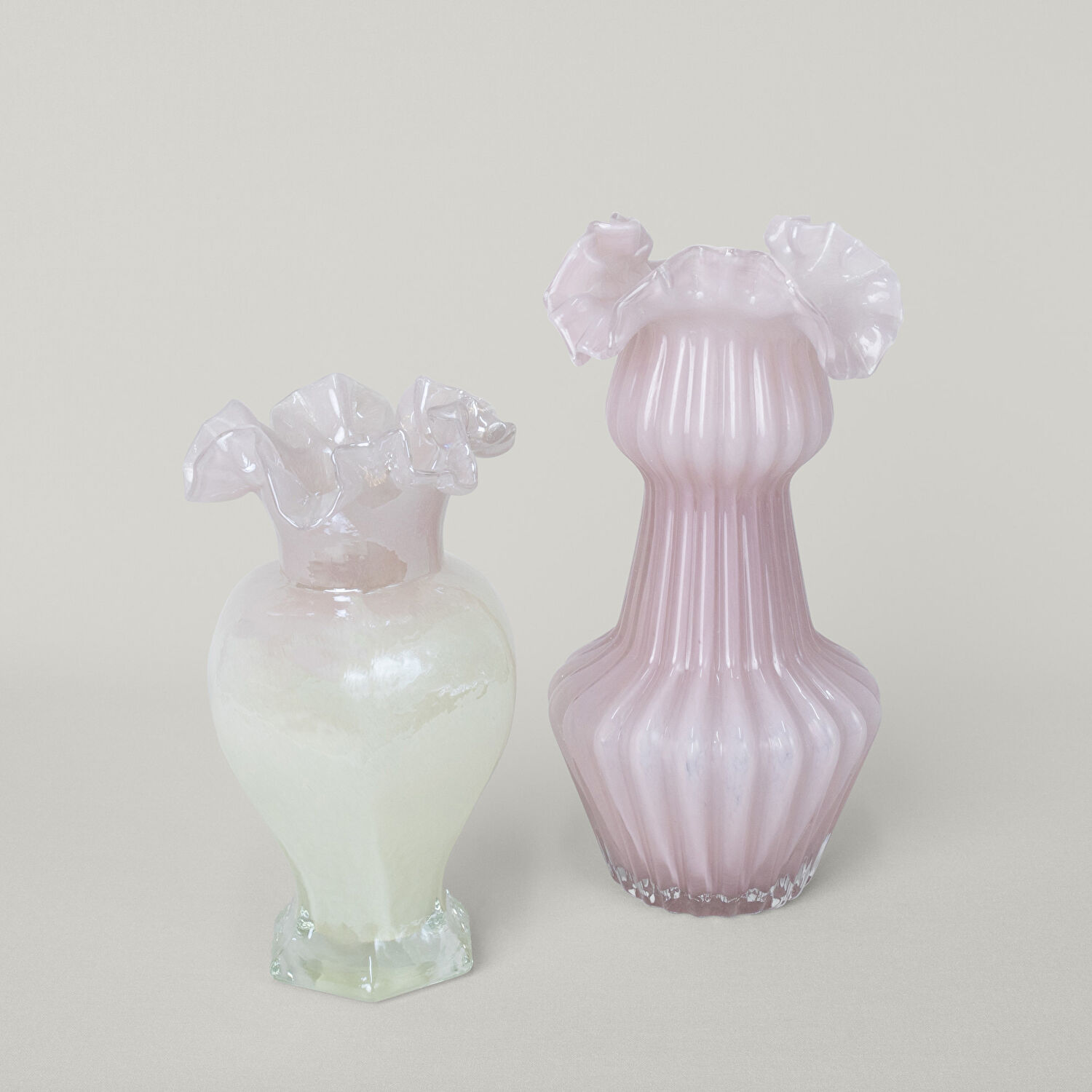 Linens Bonte 14x14x24 cm Vazo Pudra Sarı