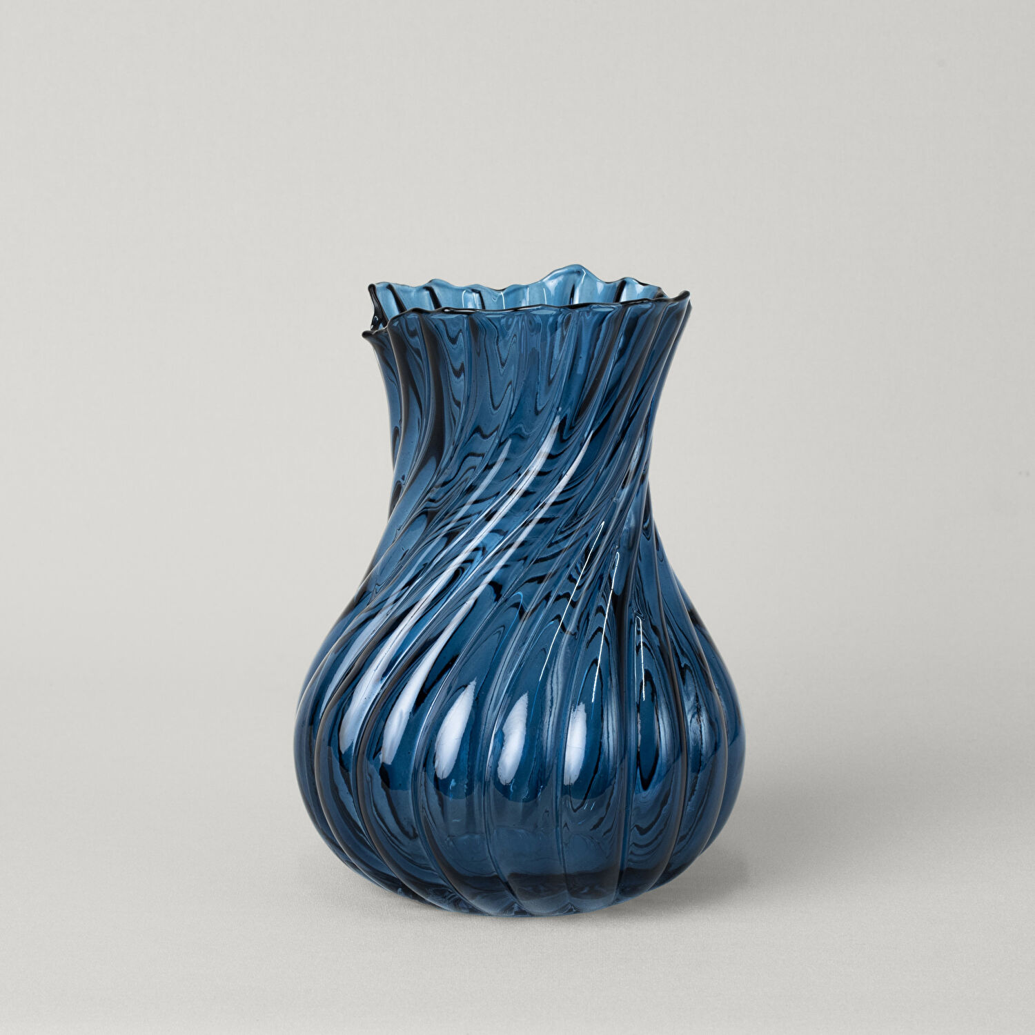 Linens Omella 15x15x20 cm Vazo Mavi