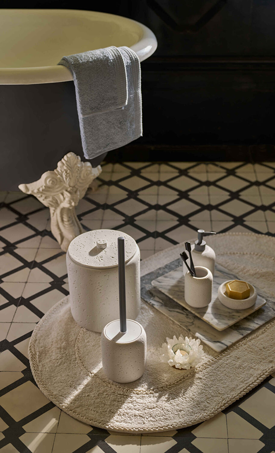 Linens Saut 10x10x5 cm Mumluk Beyaz