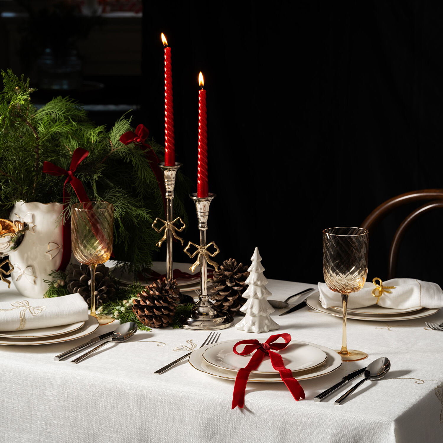 Linens Tree 8x6x15,5 cm Dekor