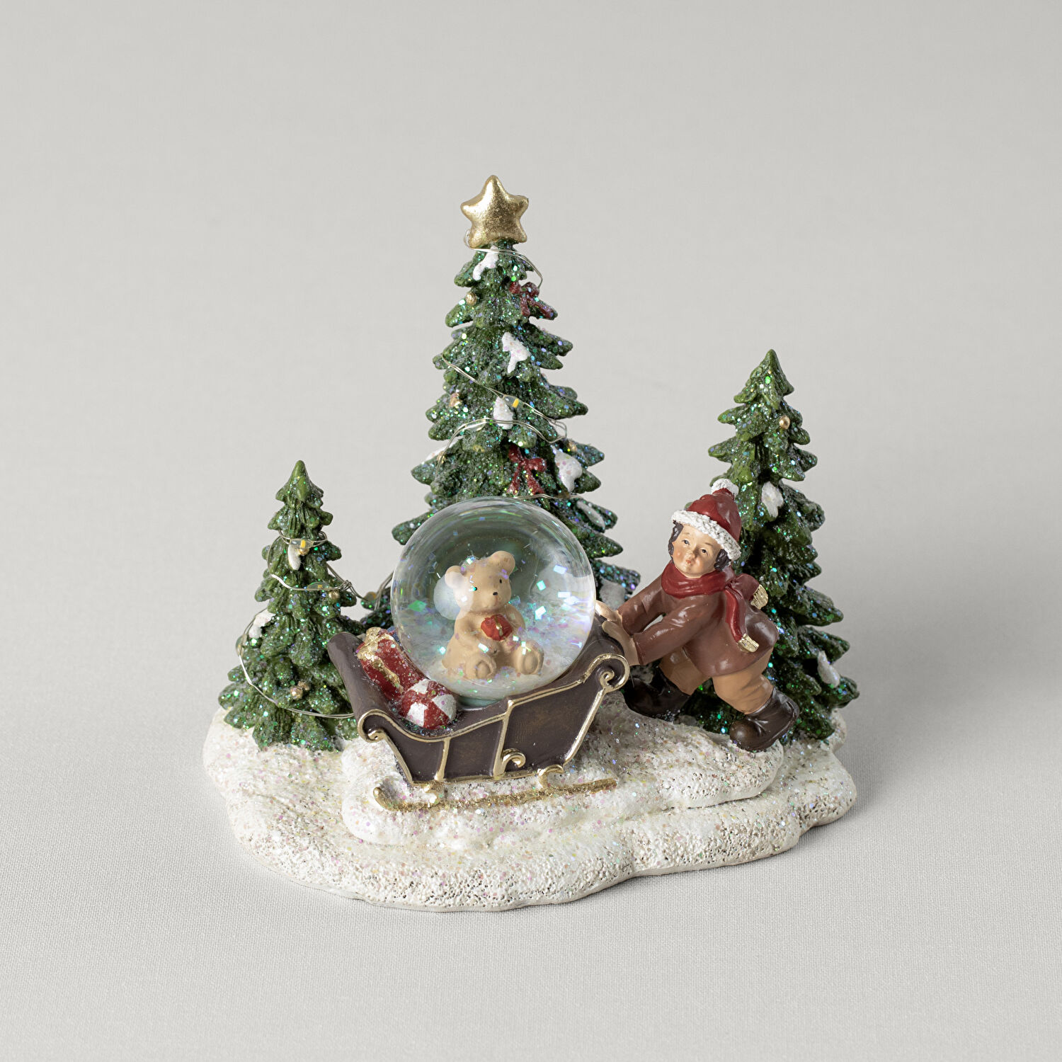 Linens Joy Kar Küresi Ledli Yılbaşı Dekor