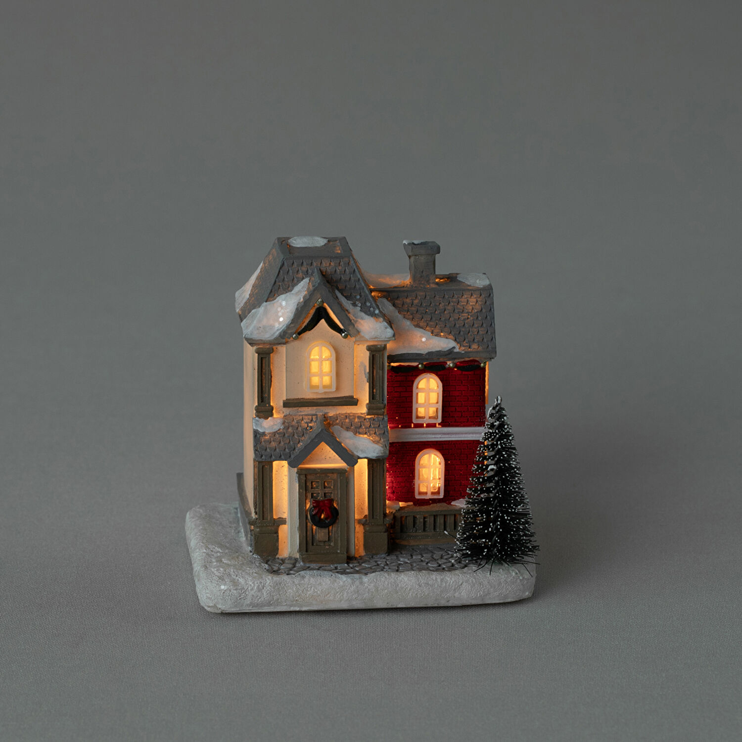 Linens Vintage House Ledli Dekor Kırmızı