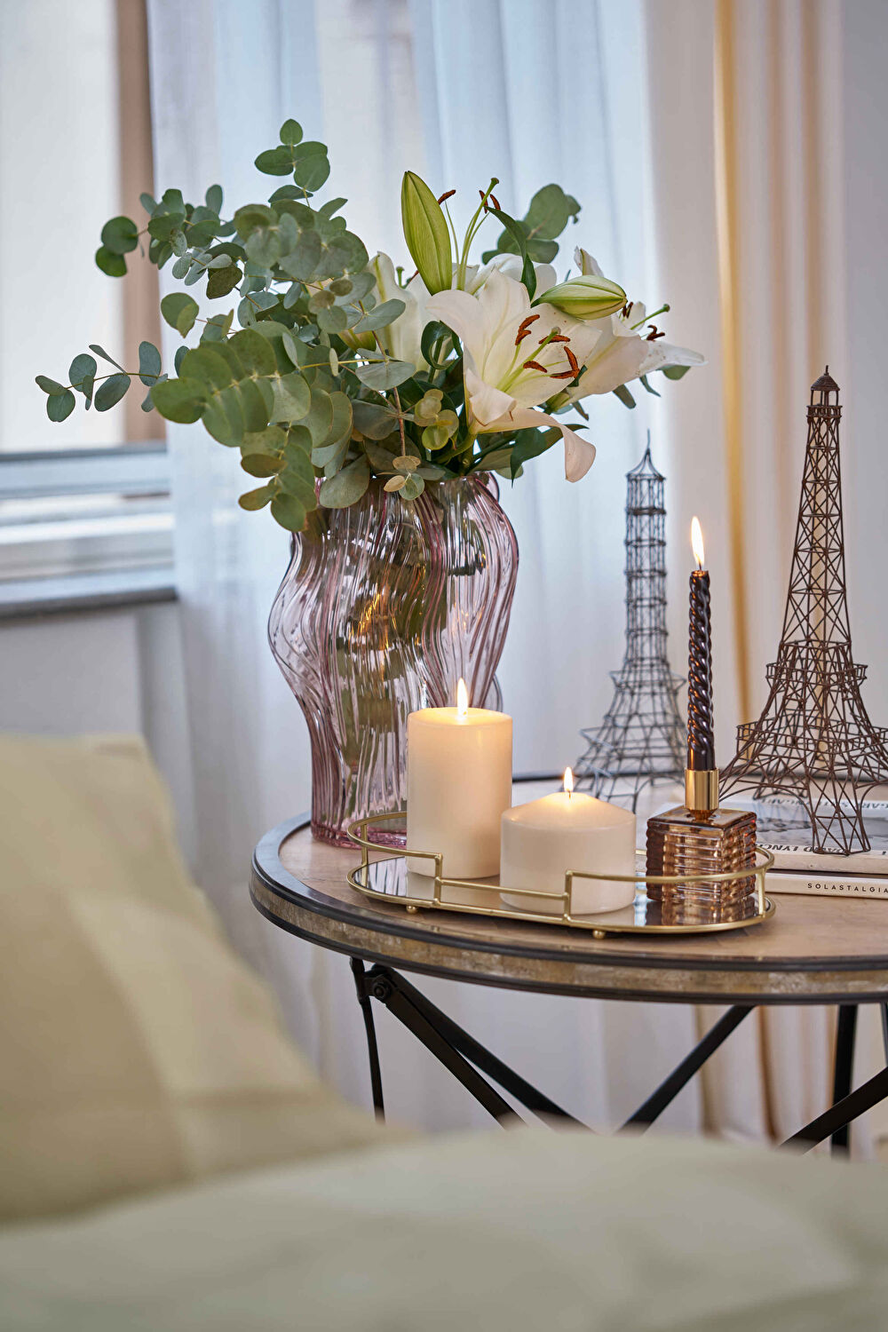 Linens Harriet 33,5x18 cm Tepsi Gold