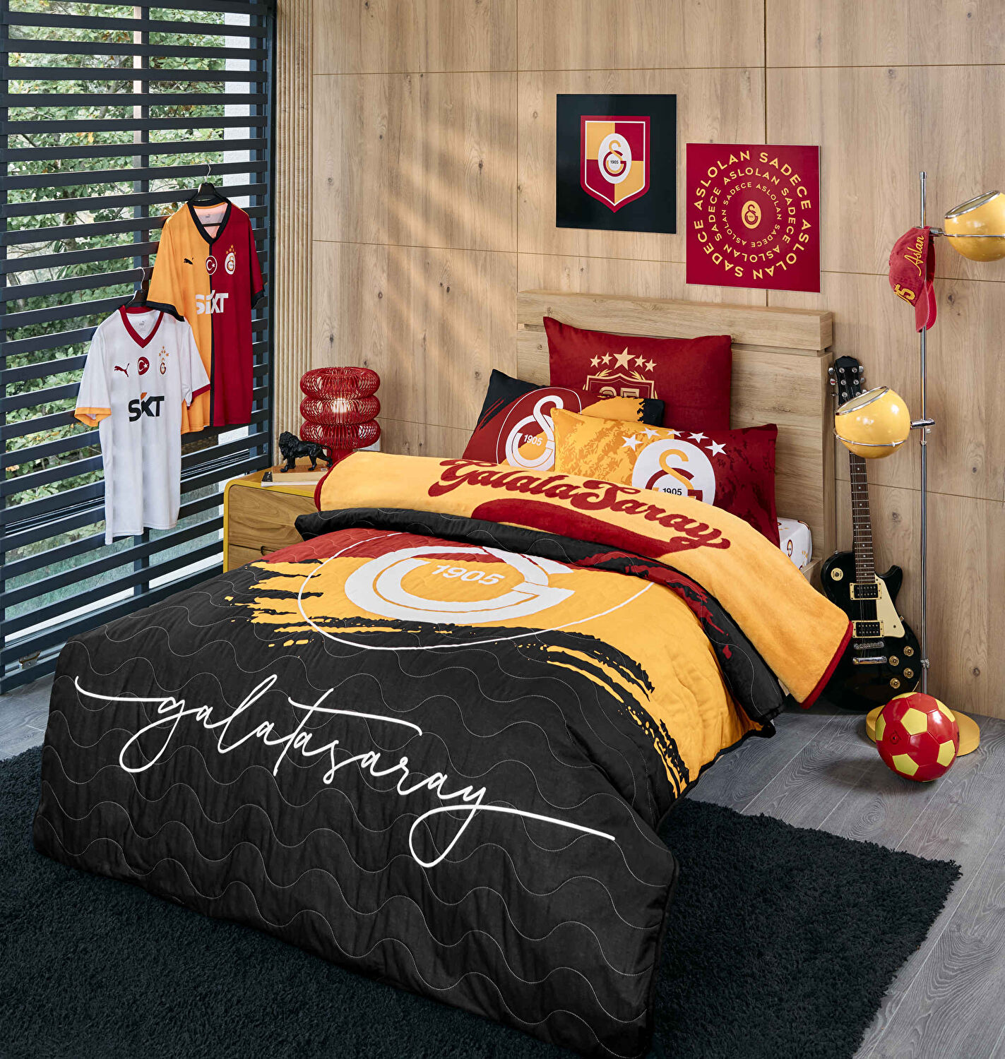 Lisanslı Galatasaray Şampiyon 25 Tek Kişilik Battaniye