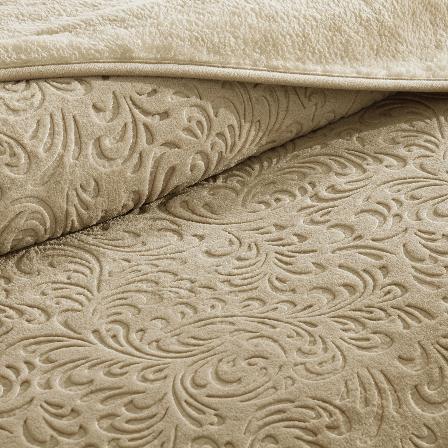 Taç Doressa Çift Kişilik Battaniye Camel