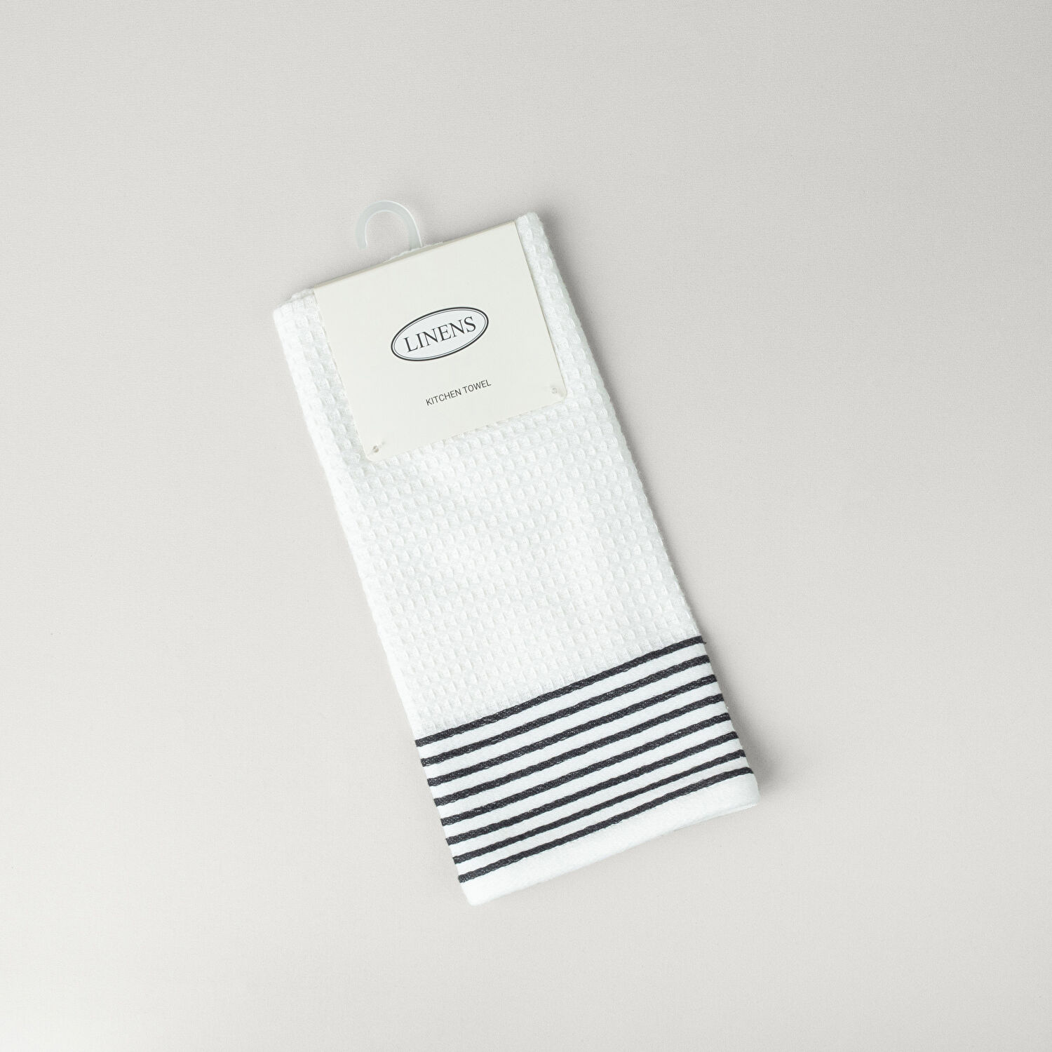 Linens Arrow 40x60 cm Kurulama Bezi Antrasit-Beyaz