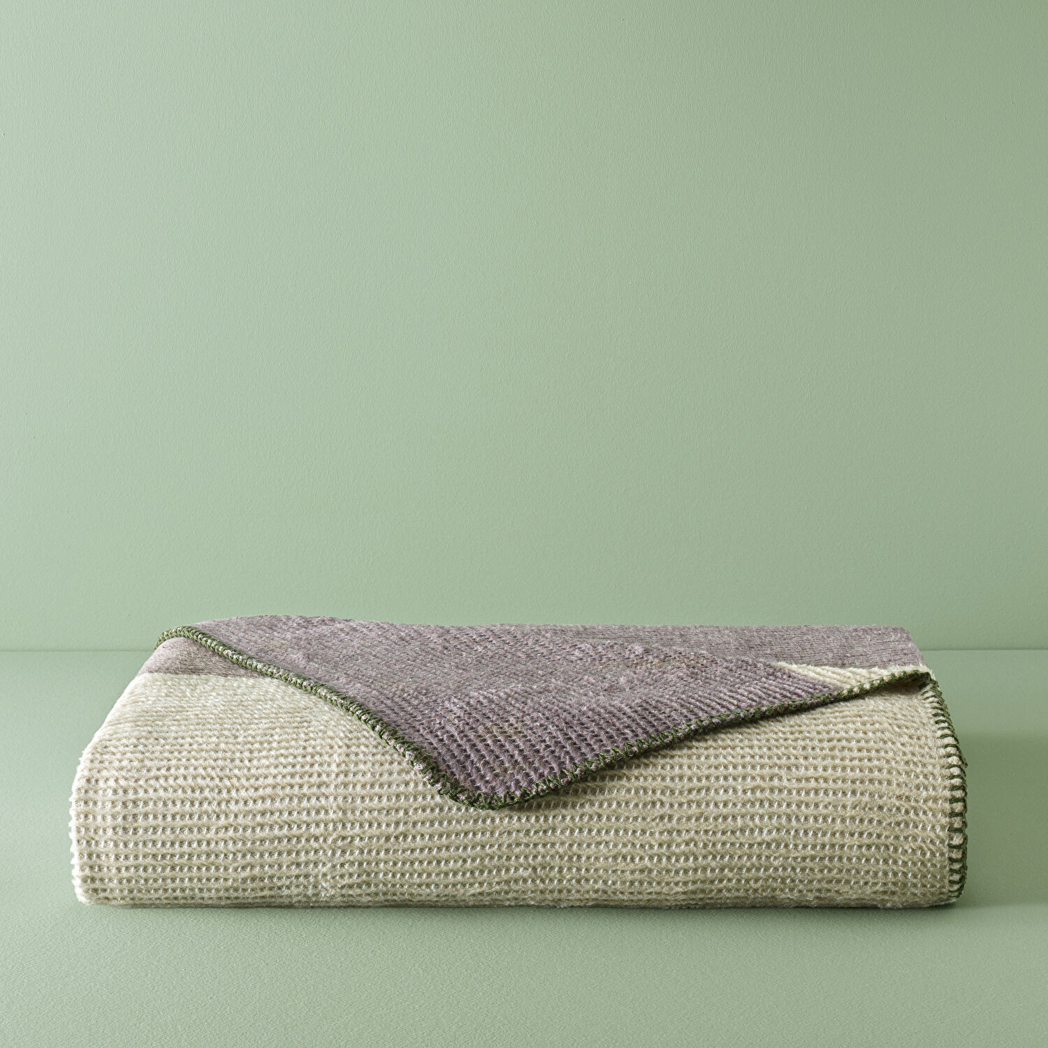 Taç ButikPatagonya Pamuklu Çift Kişilik Battaniye Kahverengi