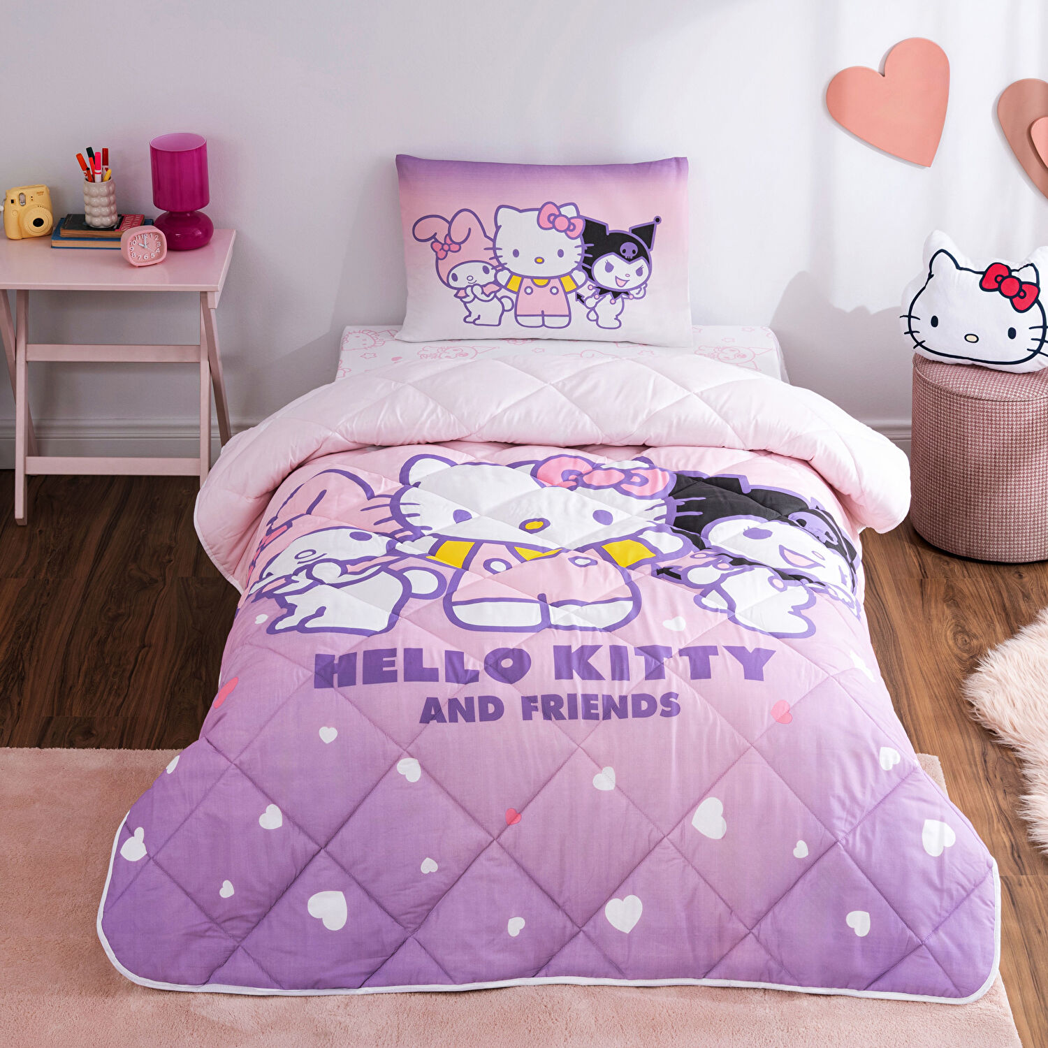 Lisanslı Hello Kitty Cute Şekilli Kırlent