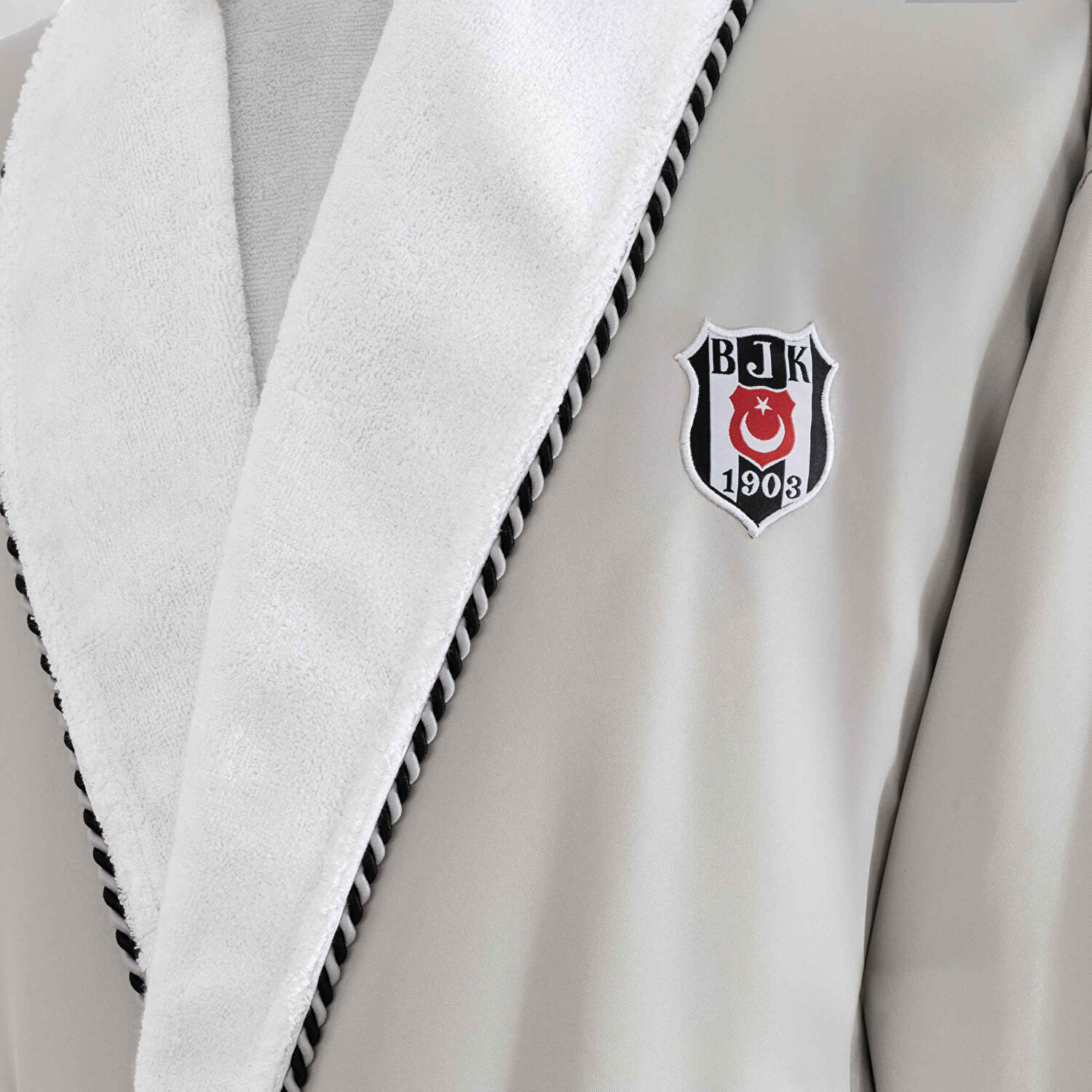 Taç Lisanslı Beşiktaş Double Şalyaka Pamuk XL Yetişkin Bornoz
