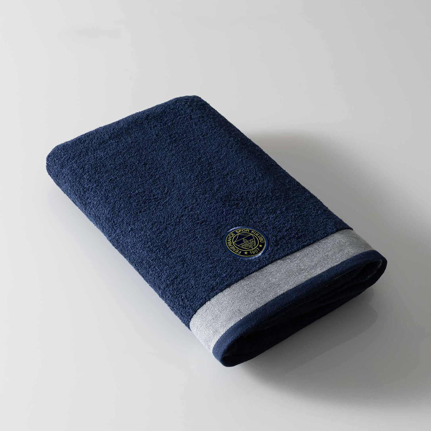 Taç Lisanslı Fenerbahçe Bukle Pamuk 70X140 Banyo Havlusu