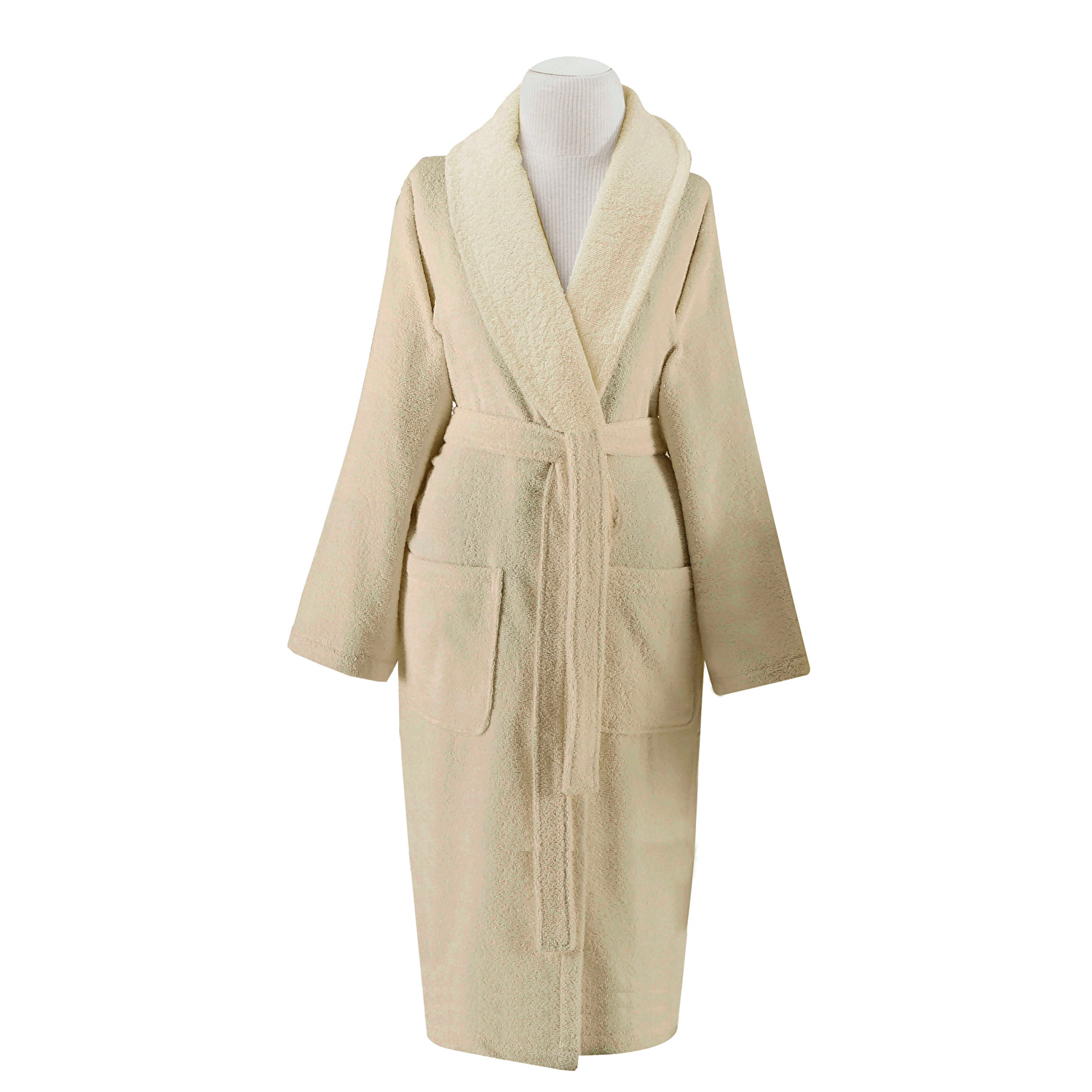 Taç Pamuk Şalyaka L/XL Bornoz Camel