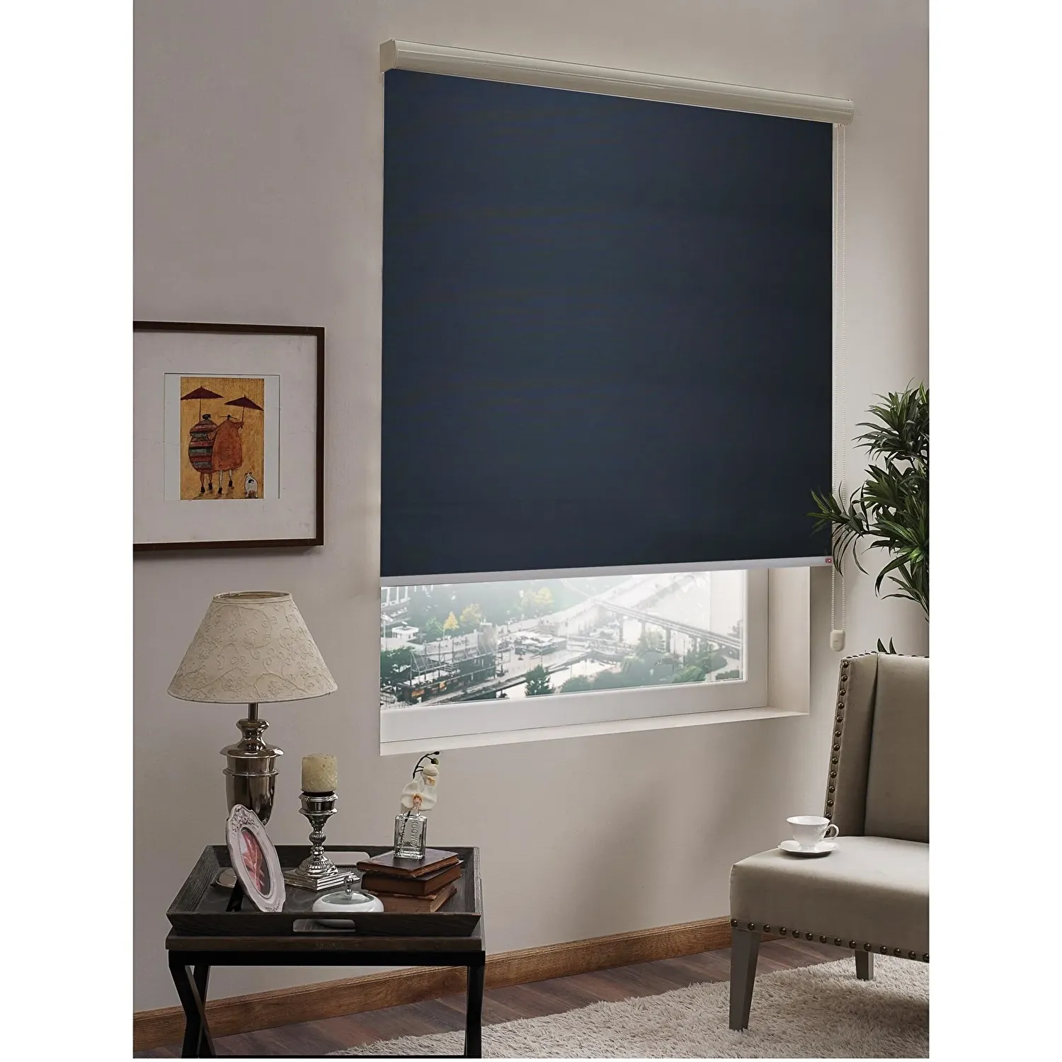 Taç Blackout Stor Perde Siyah ( Max En : 290 cm )