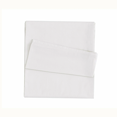 Linens Mix&Match Pamuk Saten Çift Kişilik Çarşaf Ekru