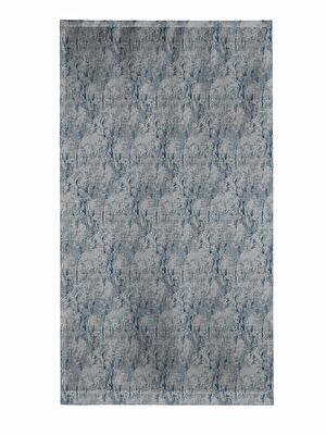 Taç Sora Fon Perde Lacivert Gri ( Max Yükseklik : 295 cm )