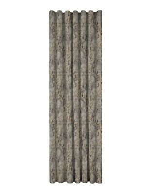 Taç Sora Fon Perde Gri Sarı ( Max Yükseklik : 295 cm )