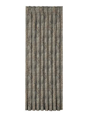 Taç Sora Fon Perde Gri Sarı ( Max Yükseklik : 295 cm )