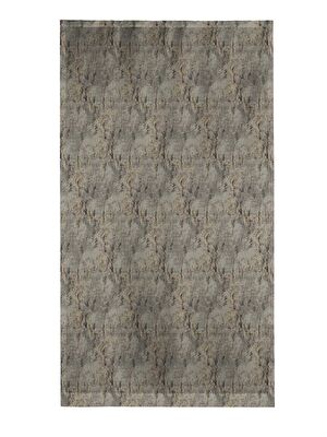 Taç Sora Fon Perde Gri Sarı ( Max Yükseklik : 295 cm )