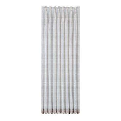 Taç Priene Brode Tül Perde Ekru-Pembe ( Max Yükseklik : 270 cm )