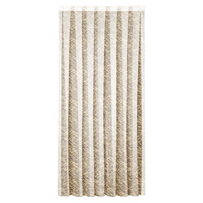 Taç Apron Örme Tül Perde Hardal Sarı ( Max Yükseklik : 265 cm )