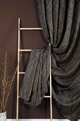 Taç Solvia Fon Perde Lacivert ( Max Yükseklik : 275 cm )