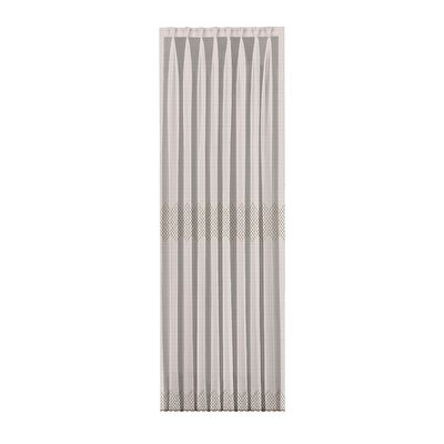 Taç Pellamı Brode Tül Perde Bej ( Max Yükseklik : 270 cm )