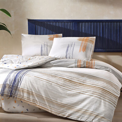 Taç Orion Ranforce Tek Kişilik Genç Modası Nevresim Takımı Gri