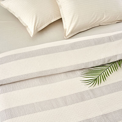 Taç Aura Çift Kişilik Softly Set Gri