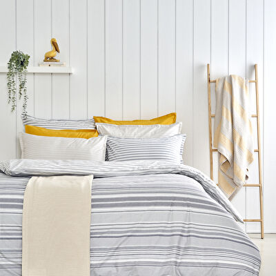 Taç Chain Tek Kişilik Nevresim Takımı Gri