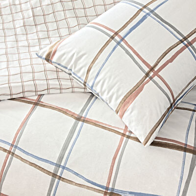 Taç Rokkie Ranforce Tek Kişilik Nevresim Takımı Beyaz