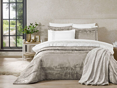 Taç Margaret Abiye Çeyiz Set Vizon