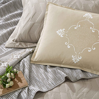 Taç Margaret Abiye Çeyiz Set Vizon