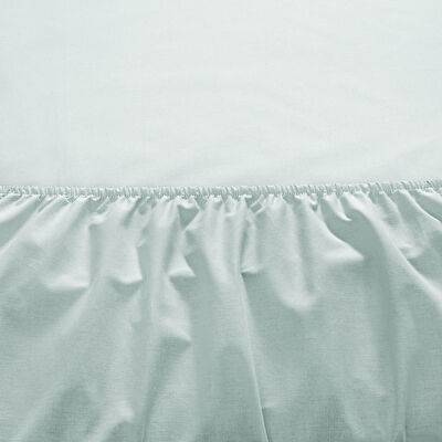 Taç Ranforce Lastikli Tek Kişilik Çarşaf Set Mavi