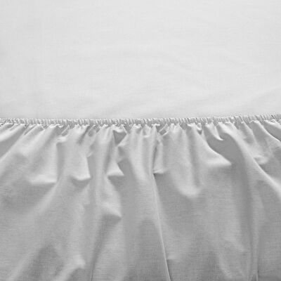 Taç Ranforce Lastikli King Size Çarşaf Set Gri