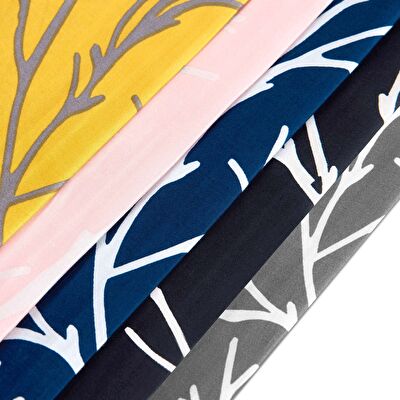 Brielle Queen Size Saten Nevresim Seti Gri