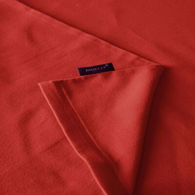 Brielle Tek Kişilik Pamuk Nevresim Seti Kırmızı