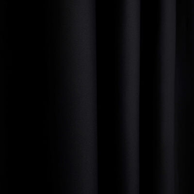 Taç Karartma Hazır Fon Perde Siyah 250x265 cm