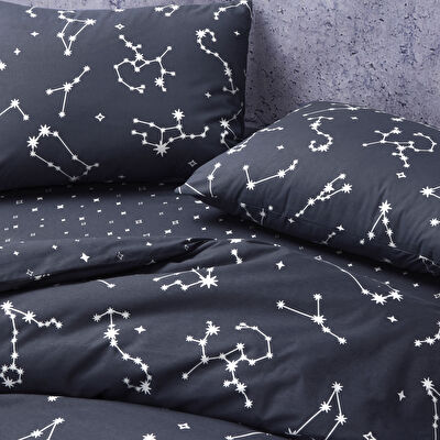 Taç Lonny Ranforce Tek Kişilik Nevresim Takımı Lacivert