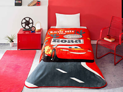 Lisanslı Disney Cars Road Tek Kişilik Battaniye