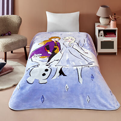Lisanslı Disney Frozen Hello Tek Kişilik Battaniye