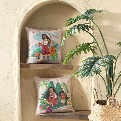 Lisanslı Disney Moana 40x40 Pamuk Kırlent