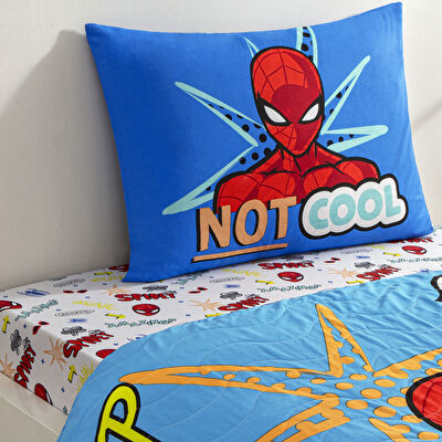 Taç Lisanslı Spiderman Thwip Tek Kişilik Pamuk Complete Set