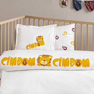 Taç Lisanslı Galatasaray Strip Baby Pamuk Nevresim Takımı