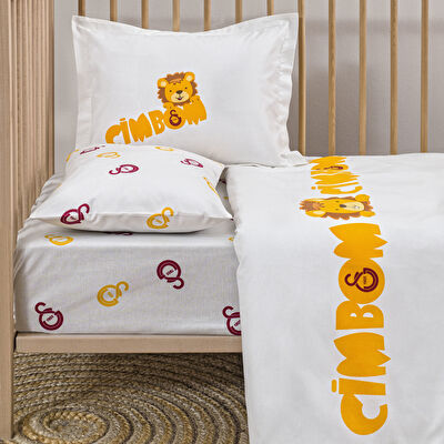 Taç Lisanslı Galatasaray Strip Baby Pamuk Nevresim Takımı